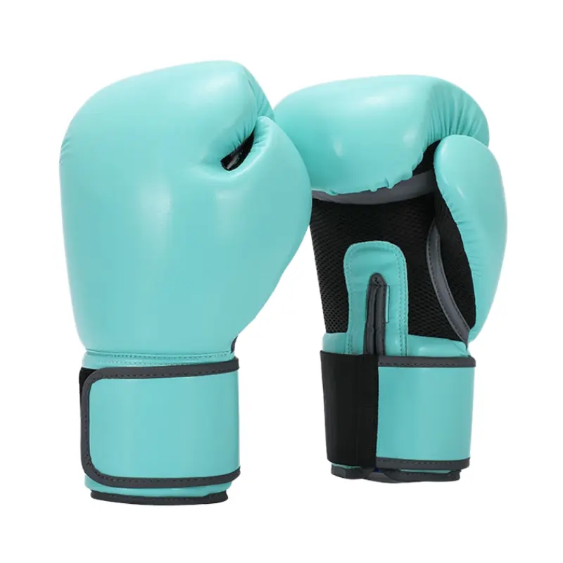 Professional boxing bag gloves with padded knuckles and secure wrist strap