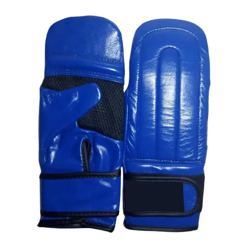 Professional leather heavy bag mitts used for punching bag training