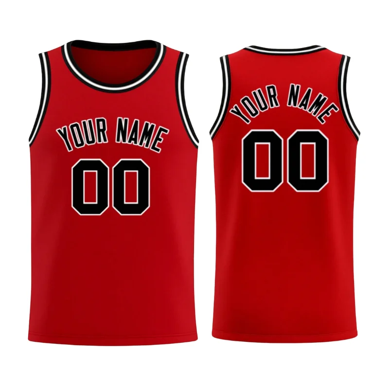 Custom basketball uniform with personalized jersey and matching shorts