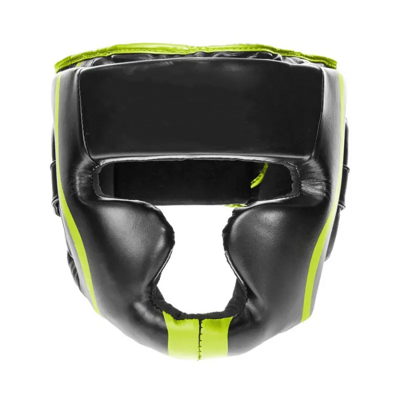 Custom boxing head guards with personalized logos and colors