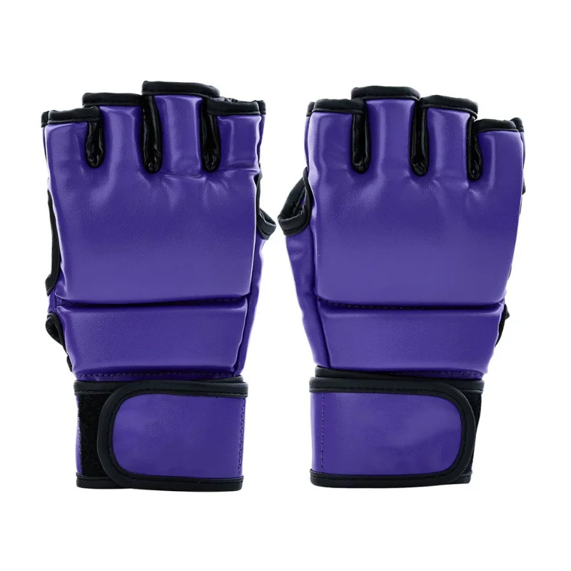Custom MMA gloves with personalized colors, logos and open-palm design