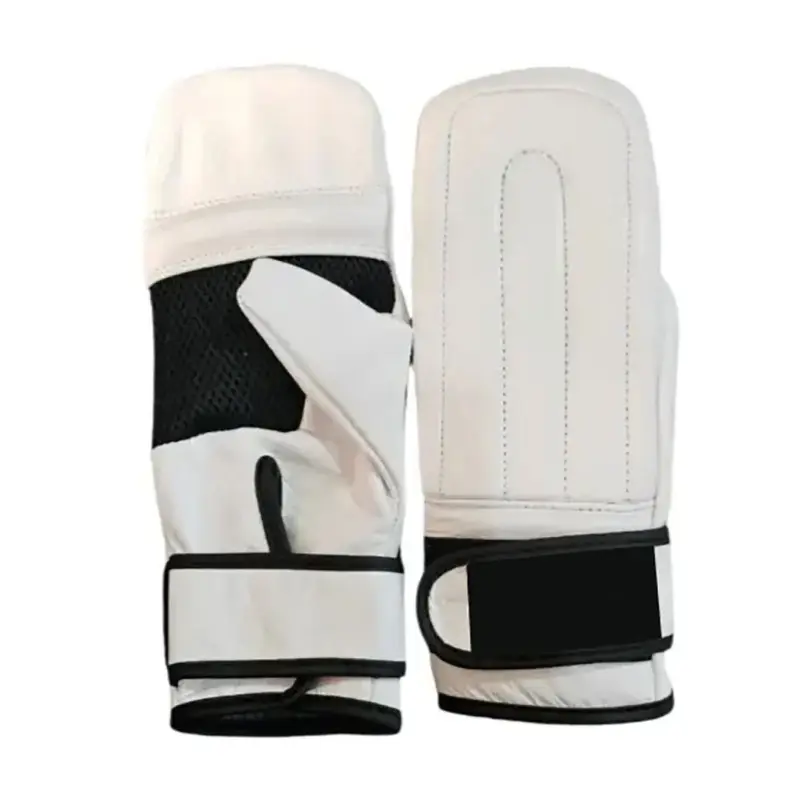 Private label leather bag mitts with custom logos and branded packaging