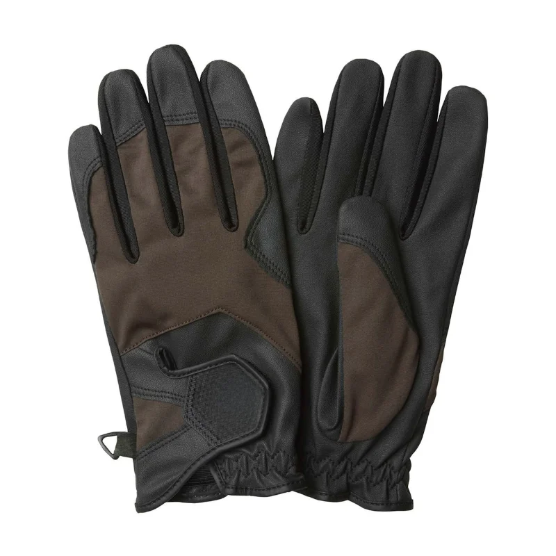 Lightweight hunting gloves with flexible fingers and textured grip palm